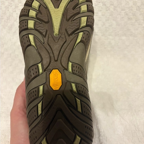 MERRELL Continuum Sandal Women 8 Tan Leather Vibram Waterproof Slingback Hiking - Picture 10 of 11